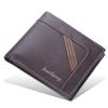 Baellerry Classic Brand Design Men Short Wallets Artificial Leather Vintage Business Bifold Wallet Fashion Card Holder Purse