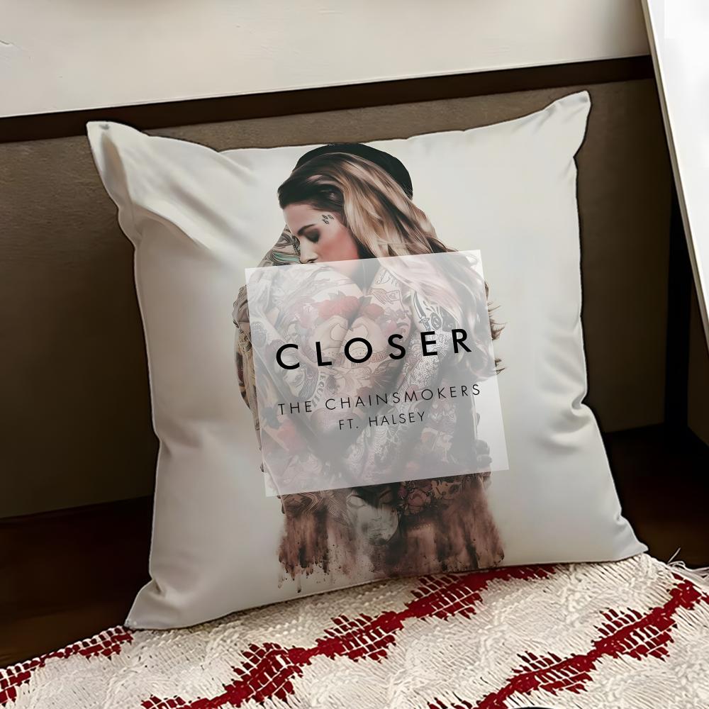 The CChainsmokers Band Cushion Cover Reversible Soft Durable Pillow Cover Home Car MultiScene Use for Daily Comfort