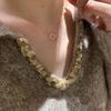 Серебряное ожерелье S925 с бриллиантовым подсолнухом - Шикарная легкая роскошь, цепочка на ключицу для женщин, отбеливающее кожу, не тускнеющее