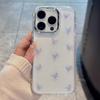 Роскошный градиентный чехол с бабочками и блестками для iPhone 16 15 14 13 12 11 Pro Max Plus Bling Clear Противоударный мягкий чехол-бампер