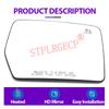 Stplrgecp Passenger Side Driver Side Left or Right Door Side Heated Wing Mirror Glass Lens for Lincoln Mark LT 2007 2008