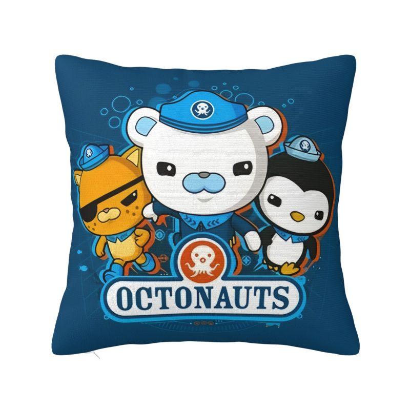 Индивидуальные чехлы на подушки для детей Disney Octonauts, аниме, милые мультяшные, мягкие, скандинавский декор для дома