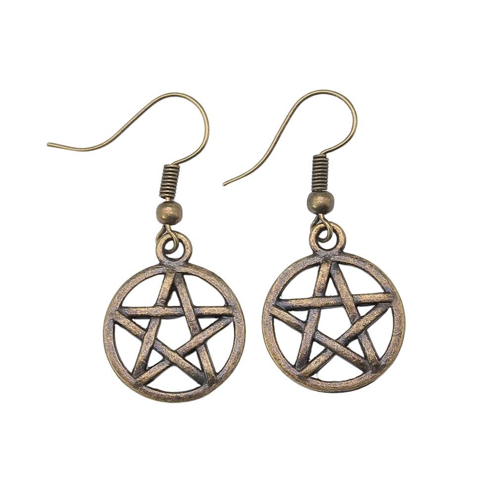 1 пара подвесок со звездами и луной для женщин, модные серьги, висячие серьги