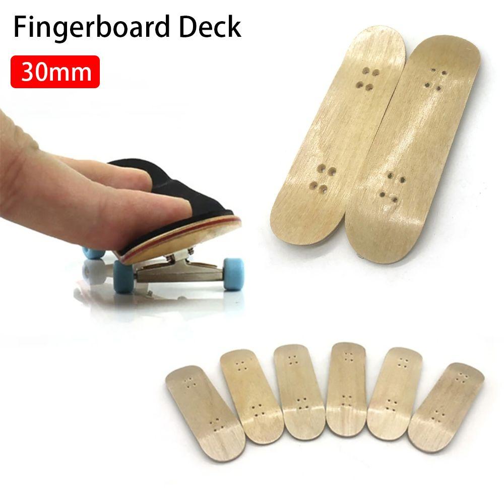 1Pcs New Maple Fingerboard Deck 5 Layer Wooden Finger SkateBoard Parts Mini 30mm Fingerboard Accessory