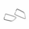 Silver Steering Wheel For Benz C-Class Gear Shift Lever Trim 2015- Aluminum