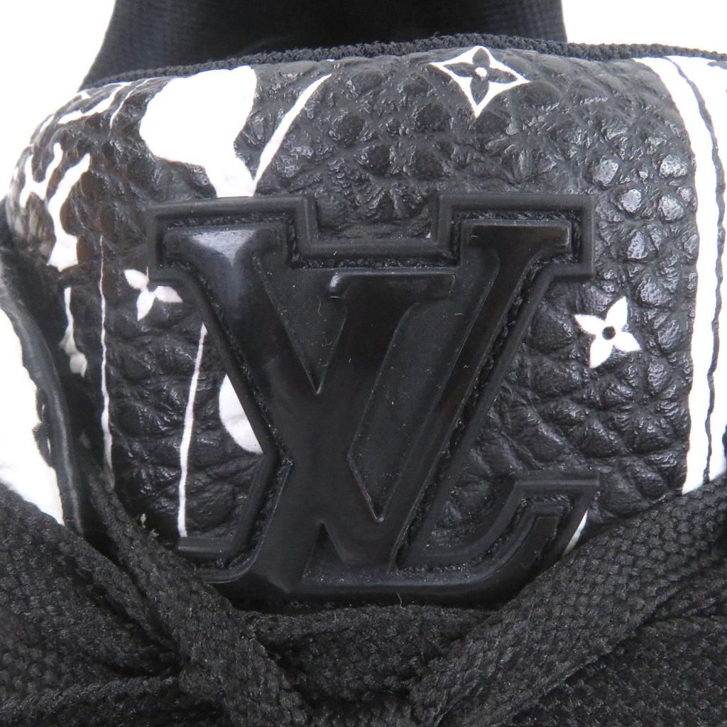 Отличные кроссовки с низким вырезом LOUIS VUITTON Линия LV Trainer Черный Б/у