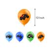 34pcs Monster Truck Birthday Party Supplies Include Banner Cake Topper Balloon