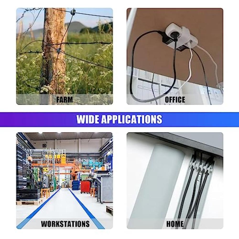 100 шт. R-образные проволочные зажимы из нержавеющей стали, зажимы для проволочной полки, зажимы для проводов прицепа, проволока