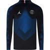 Jordan Paris Saint-Germain 19-20 Season Player Edition Logo Embroidered Sports Half-Zip Training Stand Collar Long Sleeve Football Shirt CT3537-010