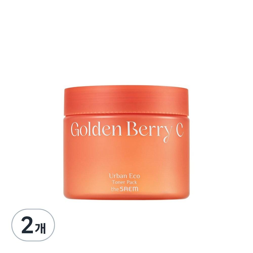 The Saem Urban Eco Golden Berry C Toner Pack, 50 Packs, 2 Packs