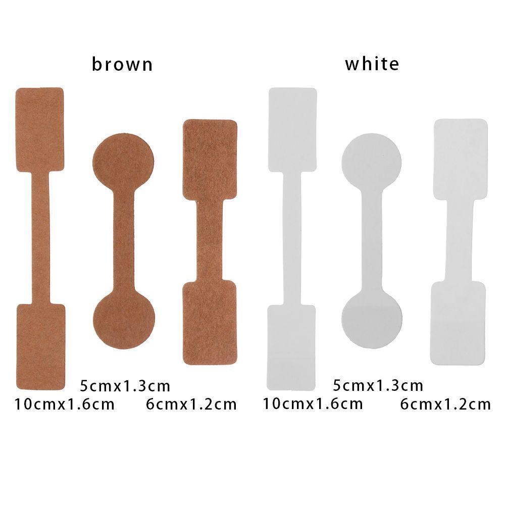 Paper Blank Card Self-adhesive Stickers Bracelet Hangtags Necklace Ring Tags Jewelry Price Labels