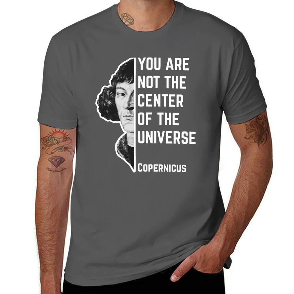 Copernicus Quote Tshirt Breathable Basic Cotton Tshirt