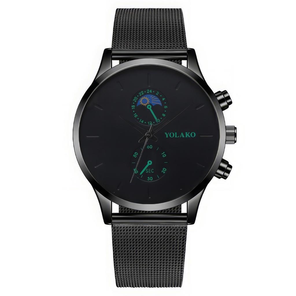 Men's Waterproof Luminous Running Alarm Clock Watch