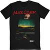 Alice Cooper Unisex Adult Road Track List Cotton Back Print T-Shirt