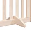 Foldable Dog Gate with Door 6 Panels 300 cm Poplar Wood