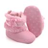 Soft Cotton Baby Boots Winter Cute Bowknot Snow Boots Baby Winter Booties Shoes Anti Slip Newborn Toddler Boy Girl First Walkers