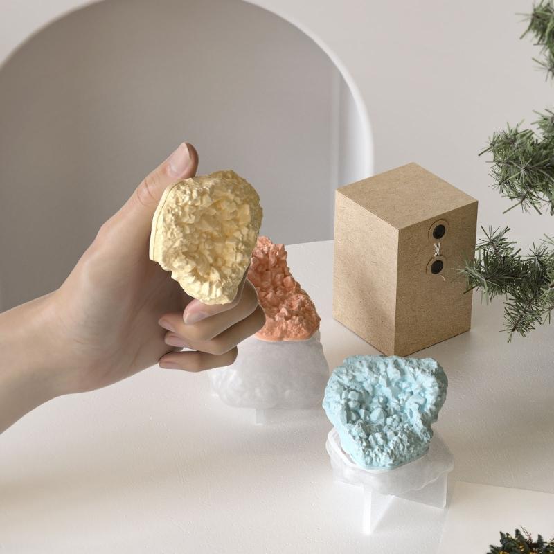 Силиконовые формы с текстурой камня для эпоксидной смолы, изготовления свечей, мыла. Силиконовые формы в форме камня для свечей, мыла.