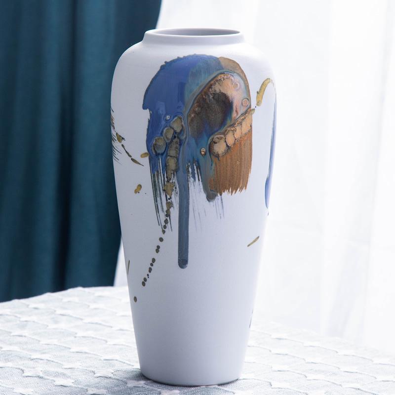 Современная китайская керамическая ваза для сухих цветов – Креативное украшение для дома