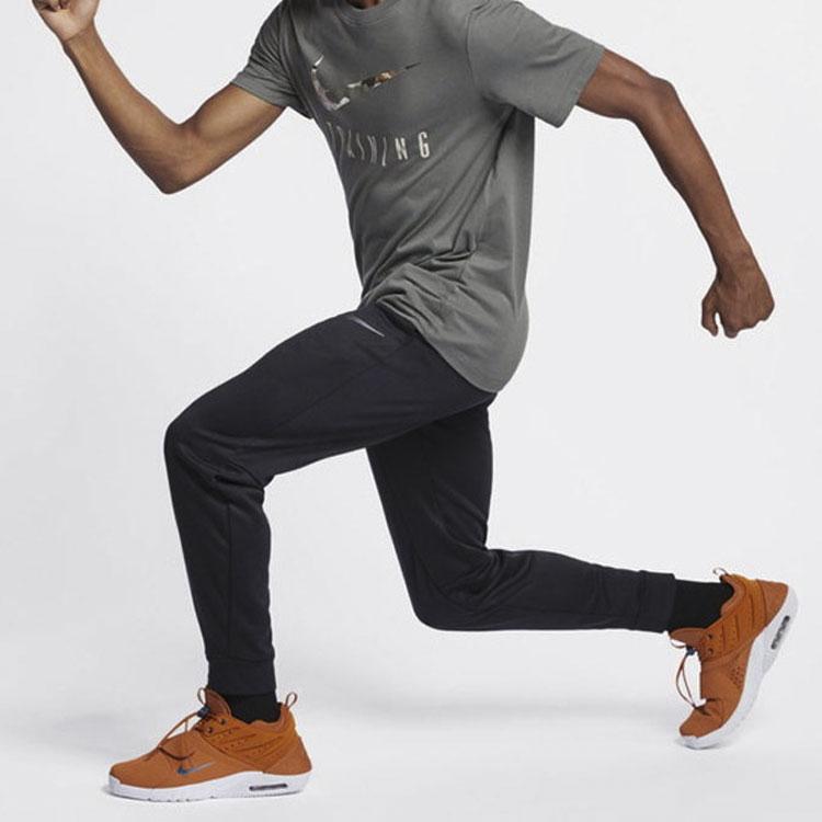 Nike Мужские брюки для тренировок Therma Tapered на флисовой подкладке, черные 932256-010