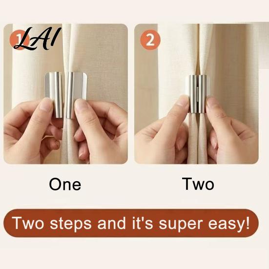 Blackout Curtain Magnets for Closure Detachable Metal Magnets Magnetic Shower Liner Clips