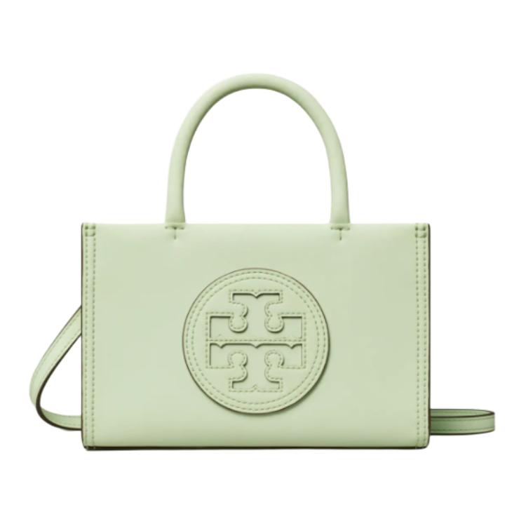 Tory Burch Элла Био Магнитная Застежка Регулируемый Съемный Плечевой Ремень Сумка-тоут Сумка для Покупок Сумка через Плечо Сумка Ручная Мини Женская тоут Туман 145613-405