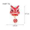 Fashion Animals Chinese Lion Dance Brooches Low MOQ Trendy Vintage Retro Pins Jewelry for Women in Stock Accessories