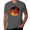 Coconut Grove Florida With Palmtrees Tshirt Soft Antishrink Cotton Tee