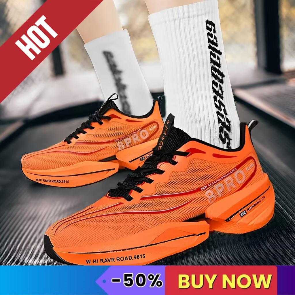 NEW Sports Running Shoes Men Marathon Breathable Lightweight Comfortable Women Athletic Outdoor Fitness Sneakers Carbon Plate