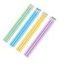 Triangular Macaron HB Pencils: Glossy Basswood with Eraser, Laser-Engraved Colored Lead
