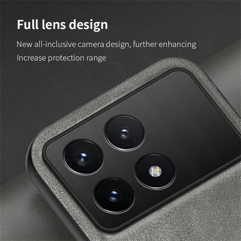 Магнитный чехол для телефона из матовой кожи в стиле ретро для Poco X6 Pro 5G, чехол из ТПУ, мягкая рамка, защита Fundas PocoX6 Poko Little X 6 Pro 6X