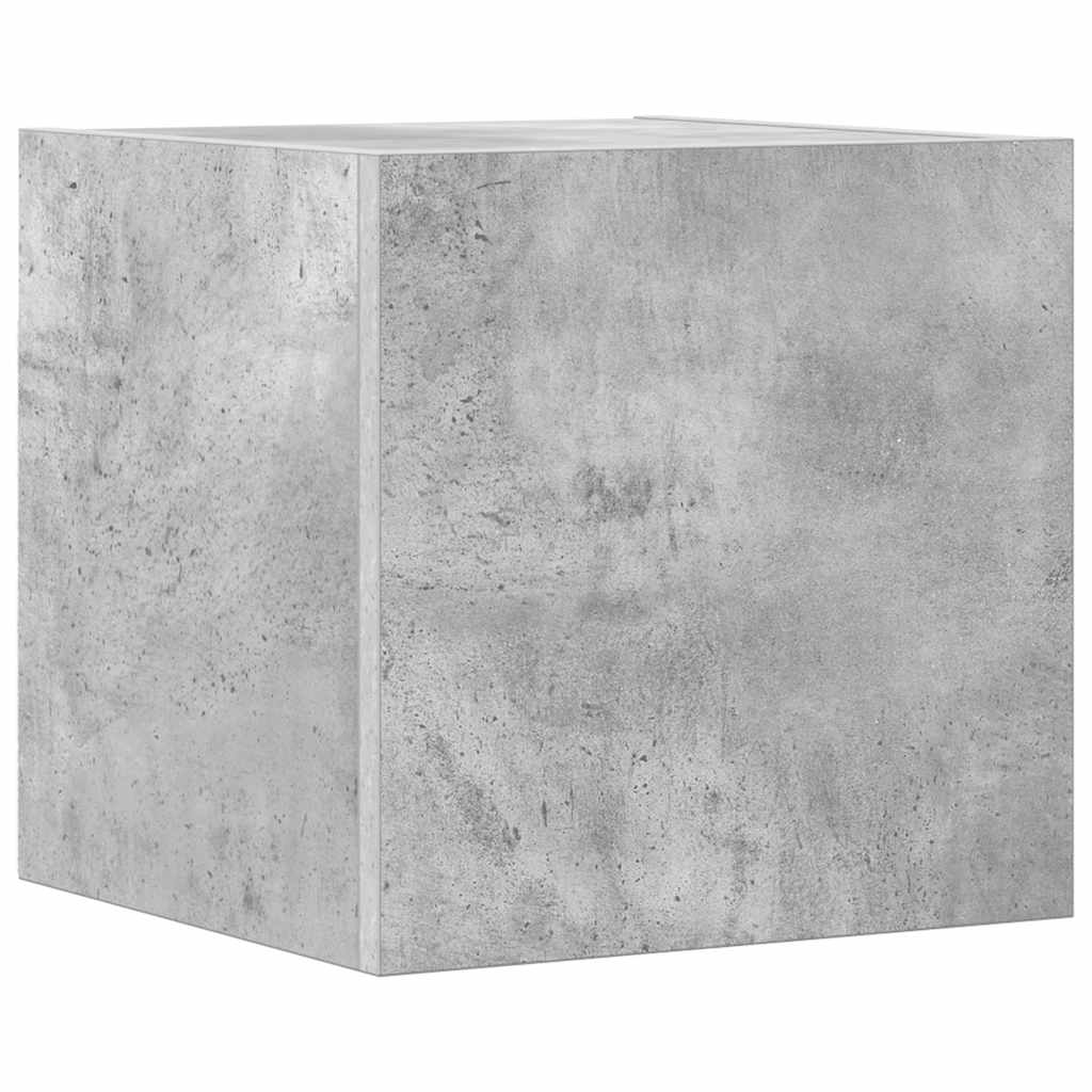 8 piece TV cabinet set concrete grey engineered wood