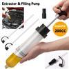 Car Brake Fluid Oil Extractor Auto Oil Change Syringe with Hose Manual Fuel Suction & Filler Fluid Oil Change Evacuator Pump