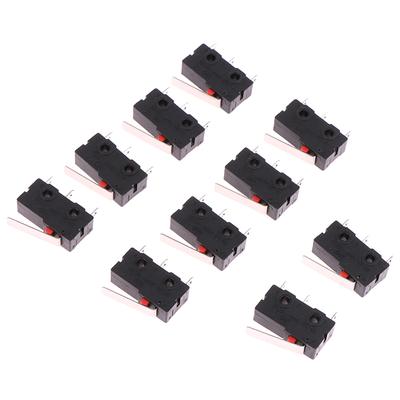 10 шт. Тактовый переключатель KW11-3Z 5A 250V Микропереключатель 3PIN Концевой выключатель Рычаг с роликом Защелка Мгновенного действия Кнопочные микропереключатели