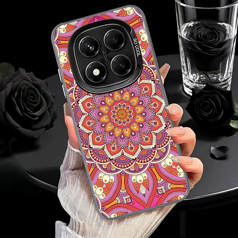 Mandala Style Pattern Shockproof Phone Case for Xiaomi Redmi Note 15 14 13 12 Pro Plus 11 11S 11T 5G Cover Anti Fall Fundas