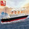 Luban Titanic Большая пластиковая модель-конструктор Игрушка
