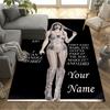 Confidence Resilience Customized Name Floor Mat Perfect for Kitchen Playrooms Balcony Decorate room Anti-slip Rug Decorate Offices