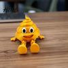 Забавная фигурка какашки 3D-печатная фигурка Арт-фигурка Мультяшная Поддельная настольная игрушка Снятие стресса с подвижными суставами Новинка Прикол Подарок для офисного гаджета
