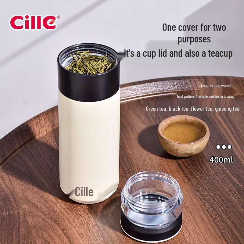 Cille 520ml Ceramic Lined Portable Tea Thermos