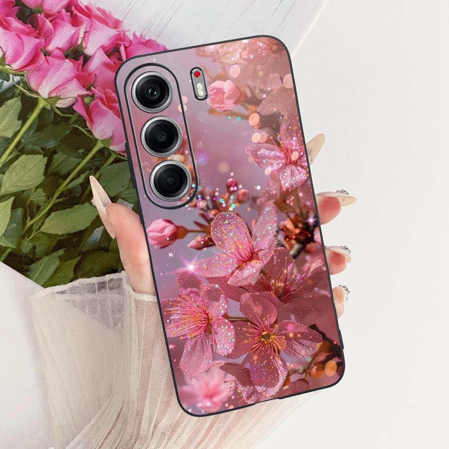 Для Tecno Camon 40 Pro 5G CM7 Чехол Роскошный Чехол с Рисунком Бабочки Мягкий ТПУ Чехол для Телефона Для Tecno Camon 40 Camon40 Pro 4G CM6 Сумки
