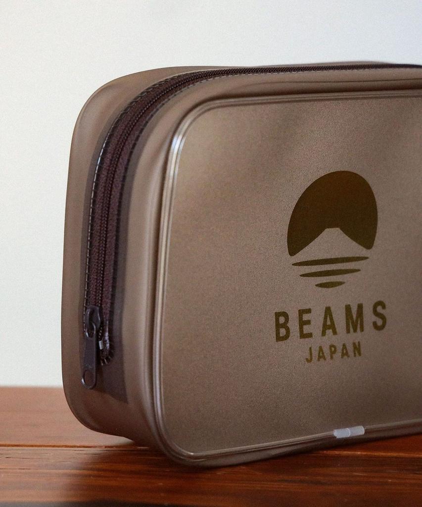 BEAMS JAPAN Сумка-косметичка с логотипом Misty Layer Прозрачный органайзер для косметики Япония