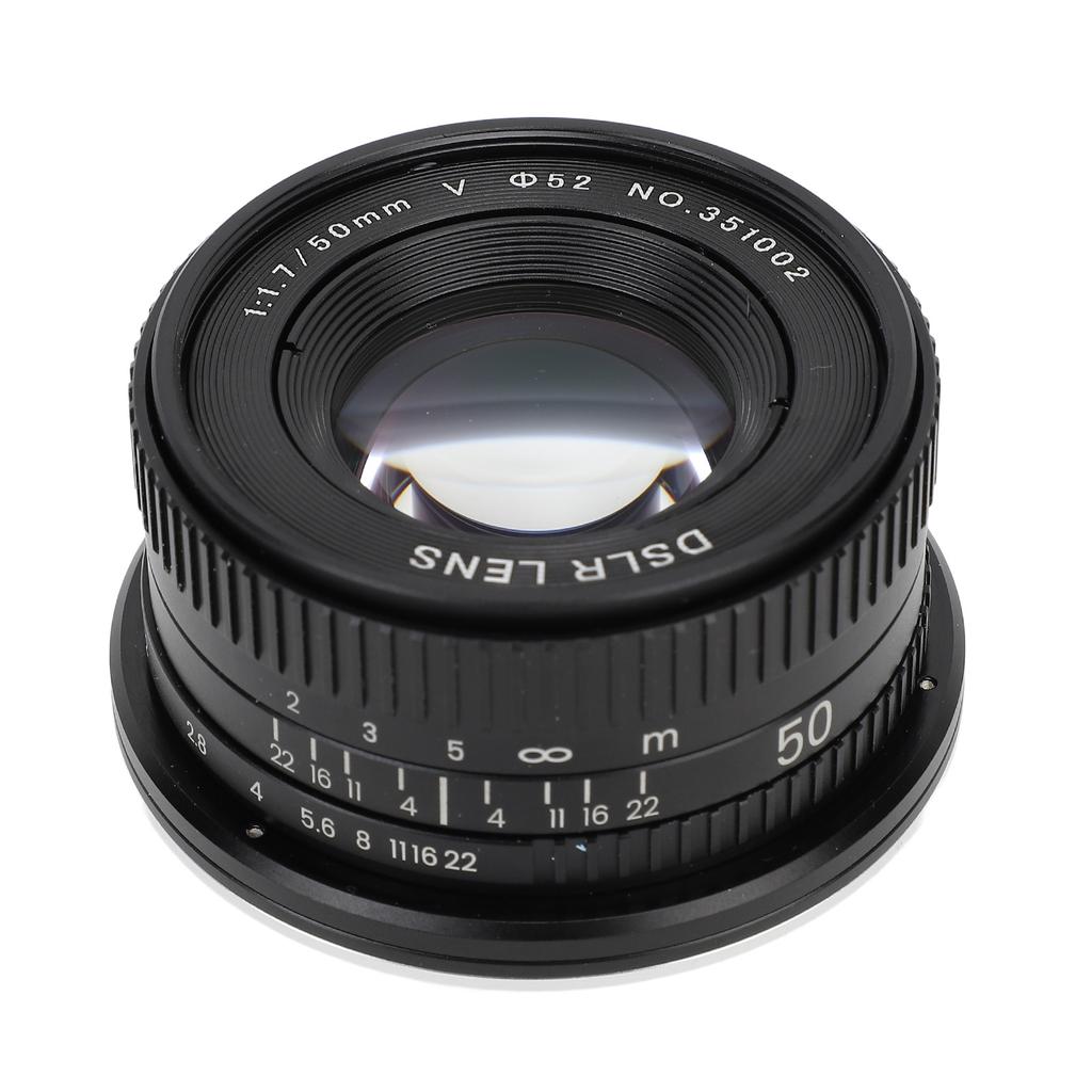 50mm F1.7 Full Frame Large Aperture Manual Focus Lens for EF Mount DSLR Cameras Multi Layer