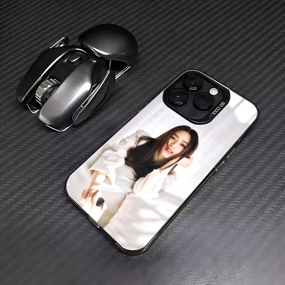 Чехол для телефона с изображением актрисы Л-Линлин Квонг для iPhone 17,16,15,14,13,12,11 Plus,Pro Max, Цветной серебристый чехол для телефона