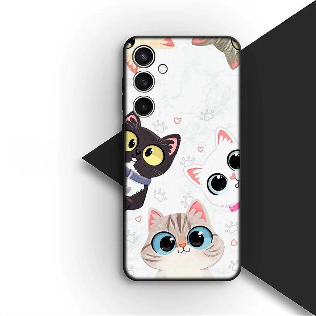 Чехол для Xiaomi Redmi Note 12 11 10 A3 Pro 10A 10C 12C Note12 5G 4G Силиконовый чехол для телефона Комиксы Мяу Котёнок Кошка