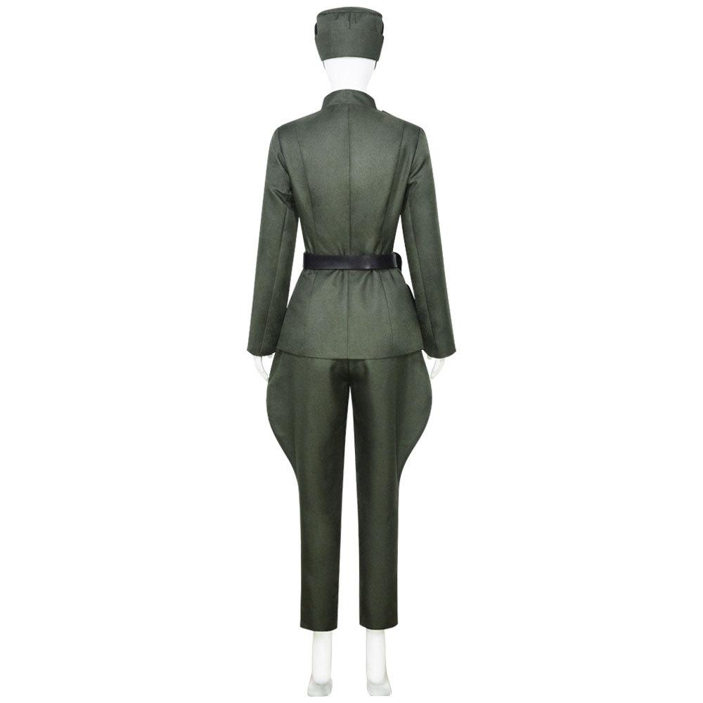 Obi-Wan Halloween Star Wars Empire Female Officer Cosplay Costume Military Uniform Set