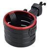 Seiwa WA111 Car Supplies, Drink Holder, Height Adjustment, AC Drink, Metal Red, Air Conditioner