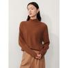 Jiuzi·Annacore Women's Yak Wool Blend Half-Turtleneck Sweater