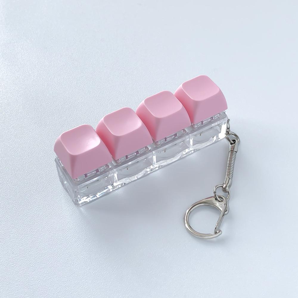 4Keys Keycap Pinch Toy Relief Stress Button Clicker Toy New Button Keycap