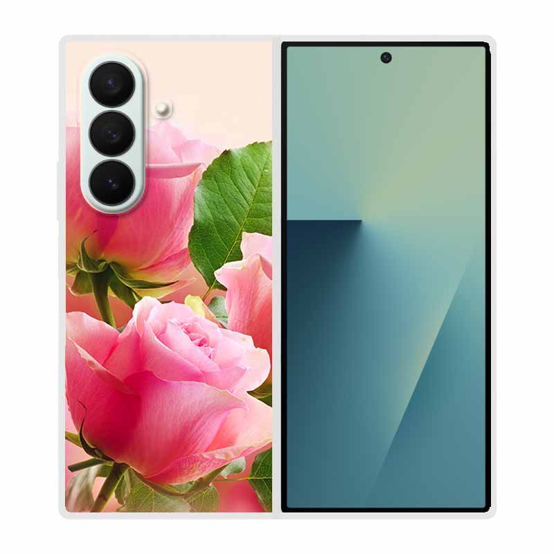 Чехол для SAMSUNG Fold 7 5G Чехлы Животное Мрамор Прозрачный Жесткий Телефон Funda для Galaxy Z Fold7 5G Задняя крышка Zfold7 Прозрачный корпус