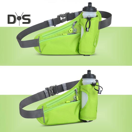 Водонепроницаемая сумка на пояс для бега, спортивная сумка на пояс с бутылкой воды, регулируемая сумка на пояс для бега, езды на велосипеде, пешего туризма