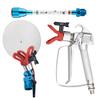 7 штук аксессуаров для безвоздушного краскопульта, включая безвоздушный краскопульт 3600 фунтов на квадратный дюйм с соплом 517, поставляется с направляющей для краски